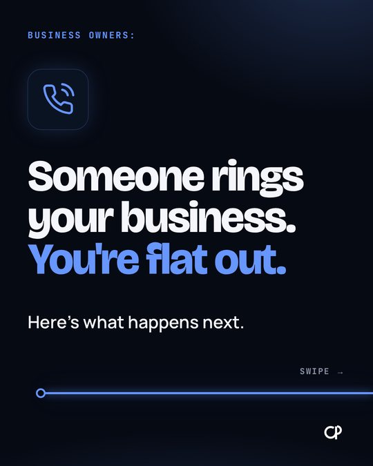 Old: navy slide with glowing icon