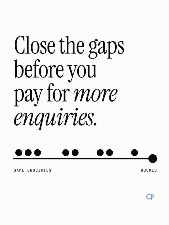 The cover's line with the gaps closed